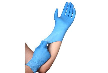 Filoskin Latex Gloves Blue Powdered