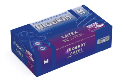 Перчатки Filoskin Latex белые без пудры
