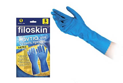 Filoskin Latex Blue General Use Gloves