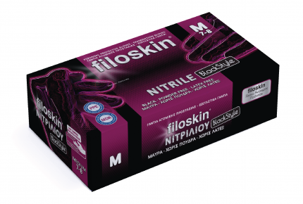 Перчатки Filoskin BlackStyle Nitrile без пудры