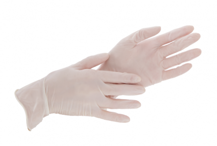 F. Bosch Latex Gloves White Powdered