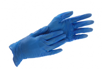 F. Γάντια Βινυλίου Bosch Blue Powdered
